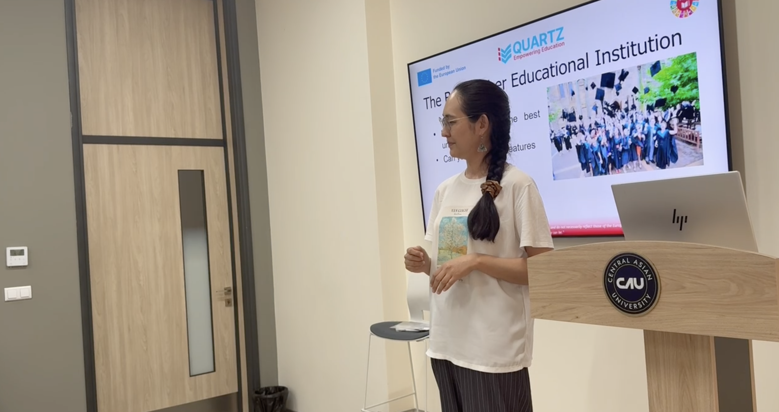 Markaziy Osiyo Universitetida interaktiv va samarali seminar